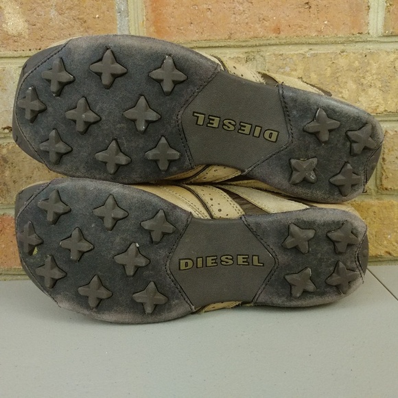 Diesel Windom Brown Leather Shoes 